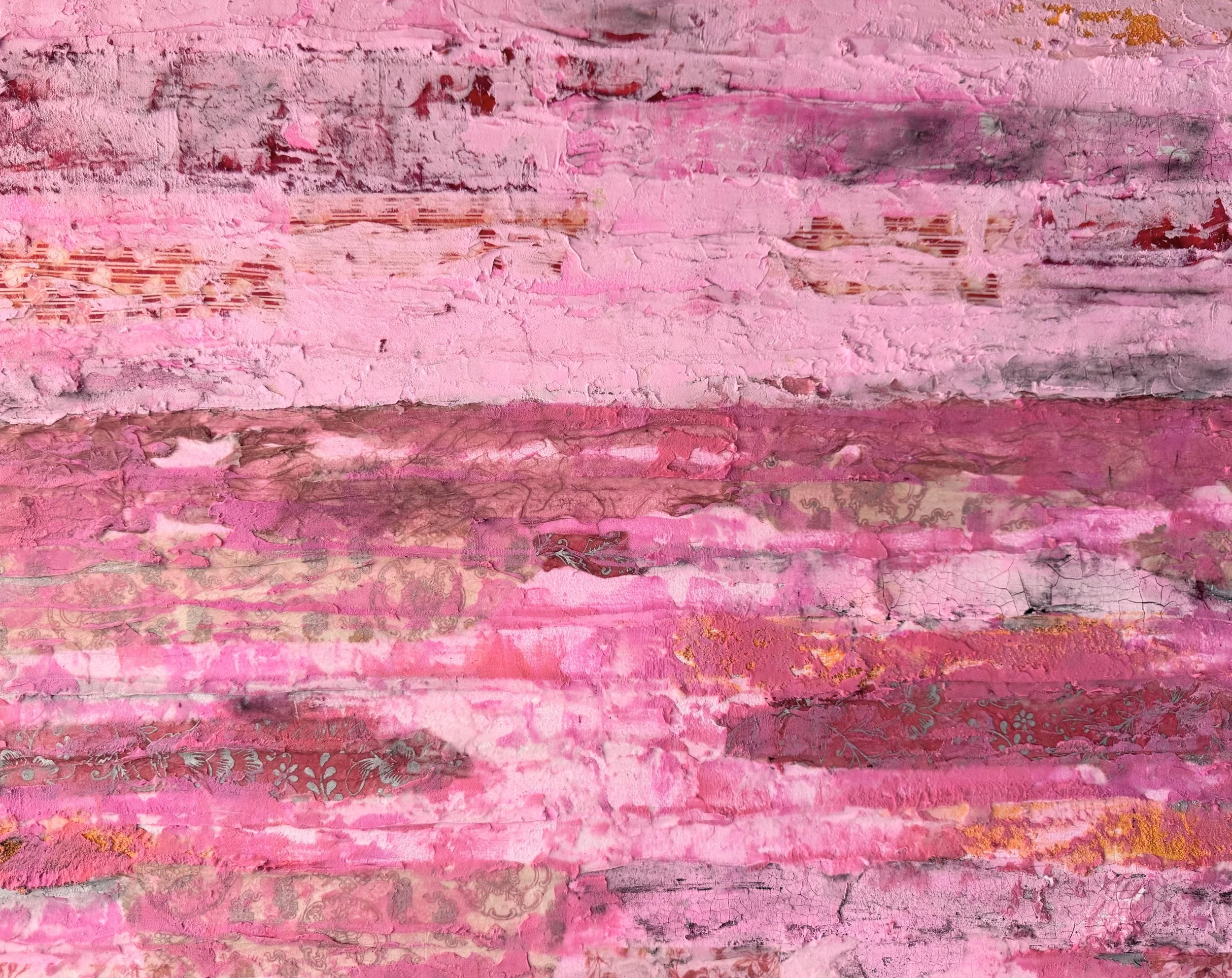 Rose Attar | Mixed Media on Panel | 16x18 | 800