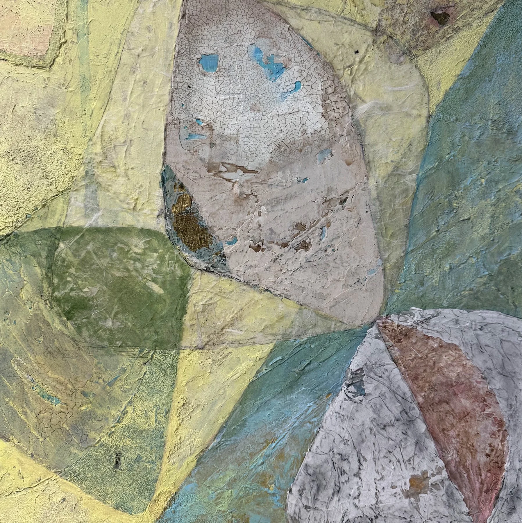 Rejuvenation | mixed media on panel |  |20x20 | Available through The Three Stones Gallery 32 Main Street Concord Ma 978-399-8611