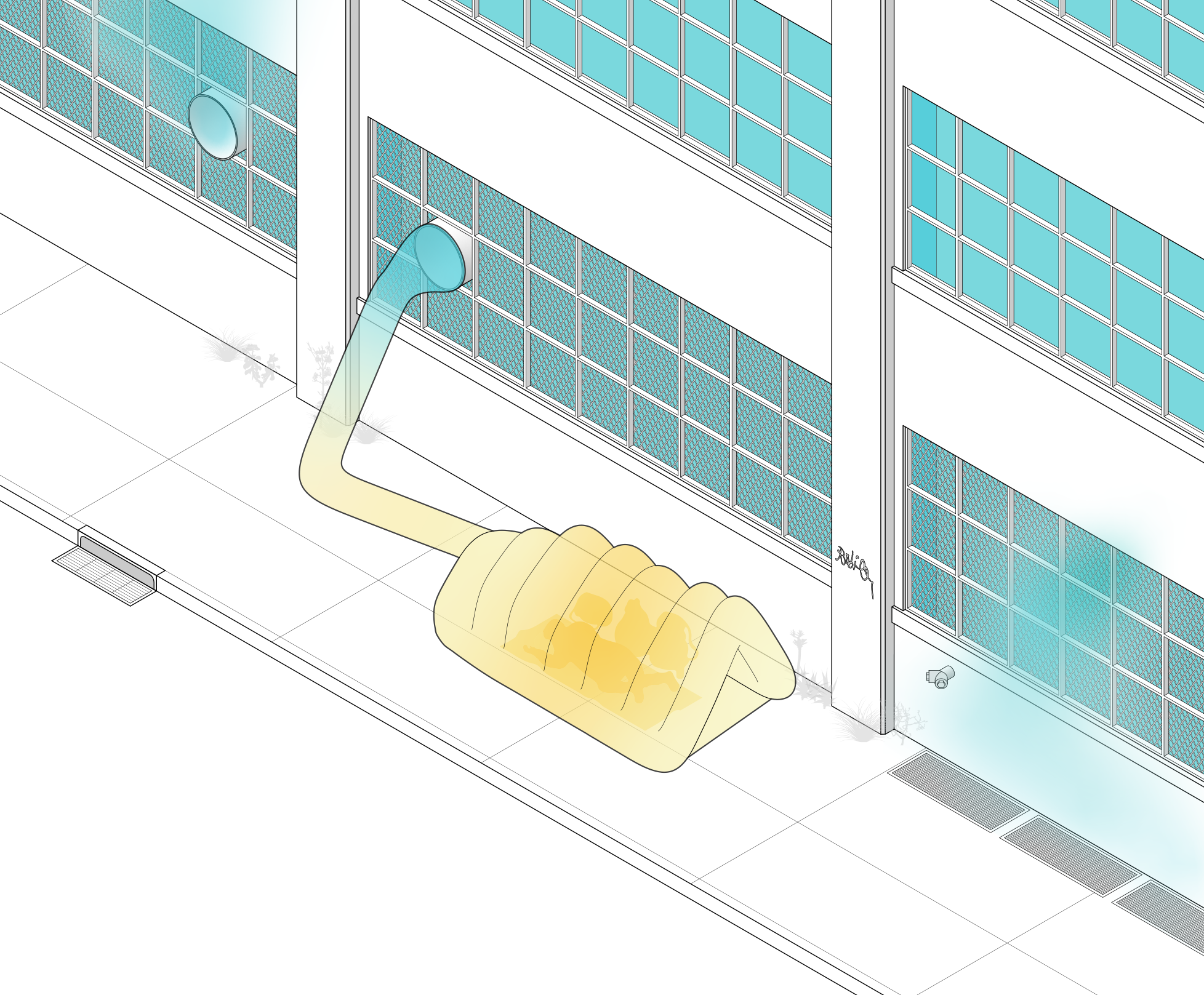 Inflatable Shelter — PIGGYBACKING PRACTICES