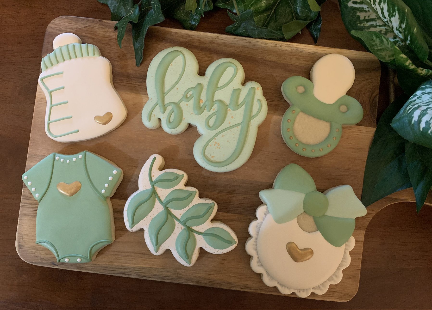 Heart of Gold Baby Shower - Sugar Cookie Dozen