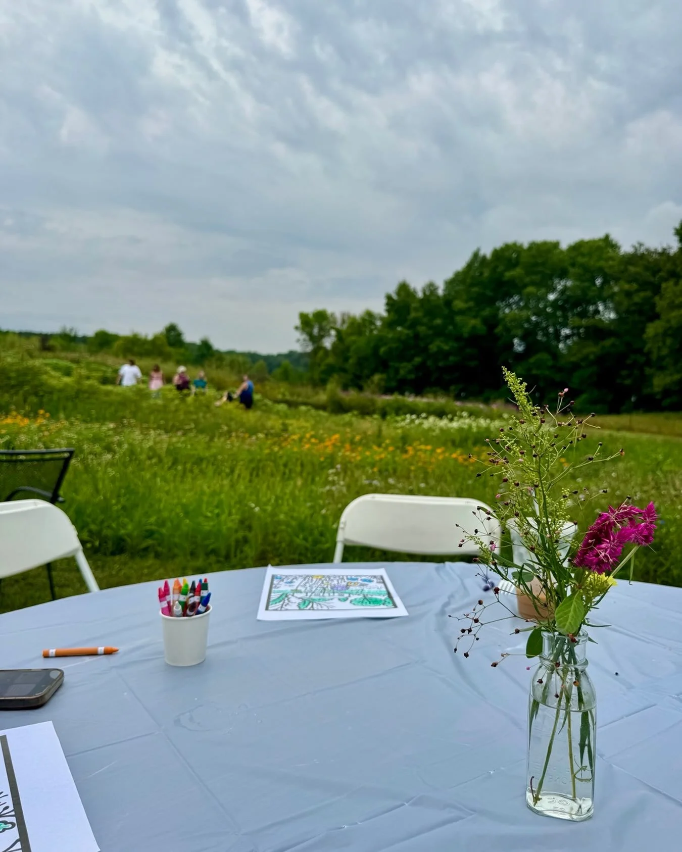 🌸Thank you for a wonderful customer appreciation brunch! It was fantastic to sit back and watch people enjoying the place I that has held a special place in my heart since I was a little girl! 

True Blue coloring pages and temporary tattoos are in 
