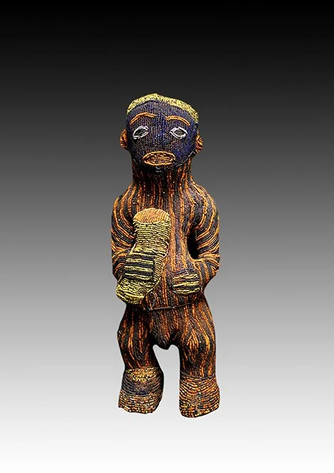 Bamun Beaded Figure