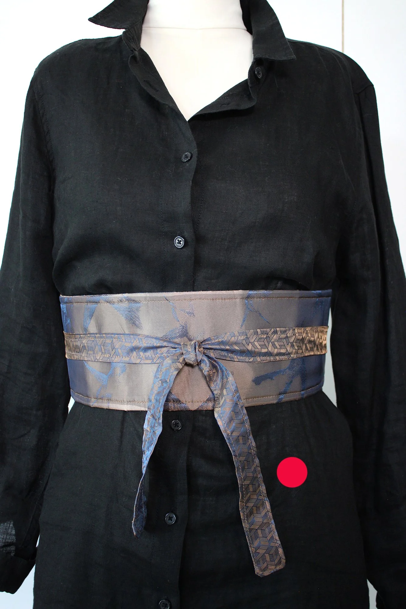 Obi Color Shifting Silk Belt