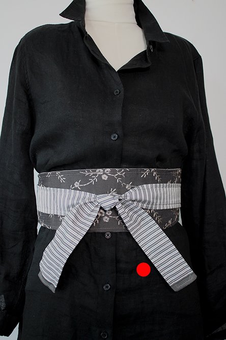 Obi Embroidered Silk Belt