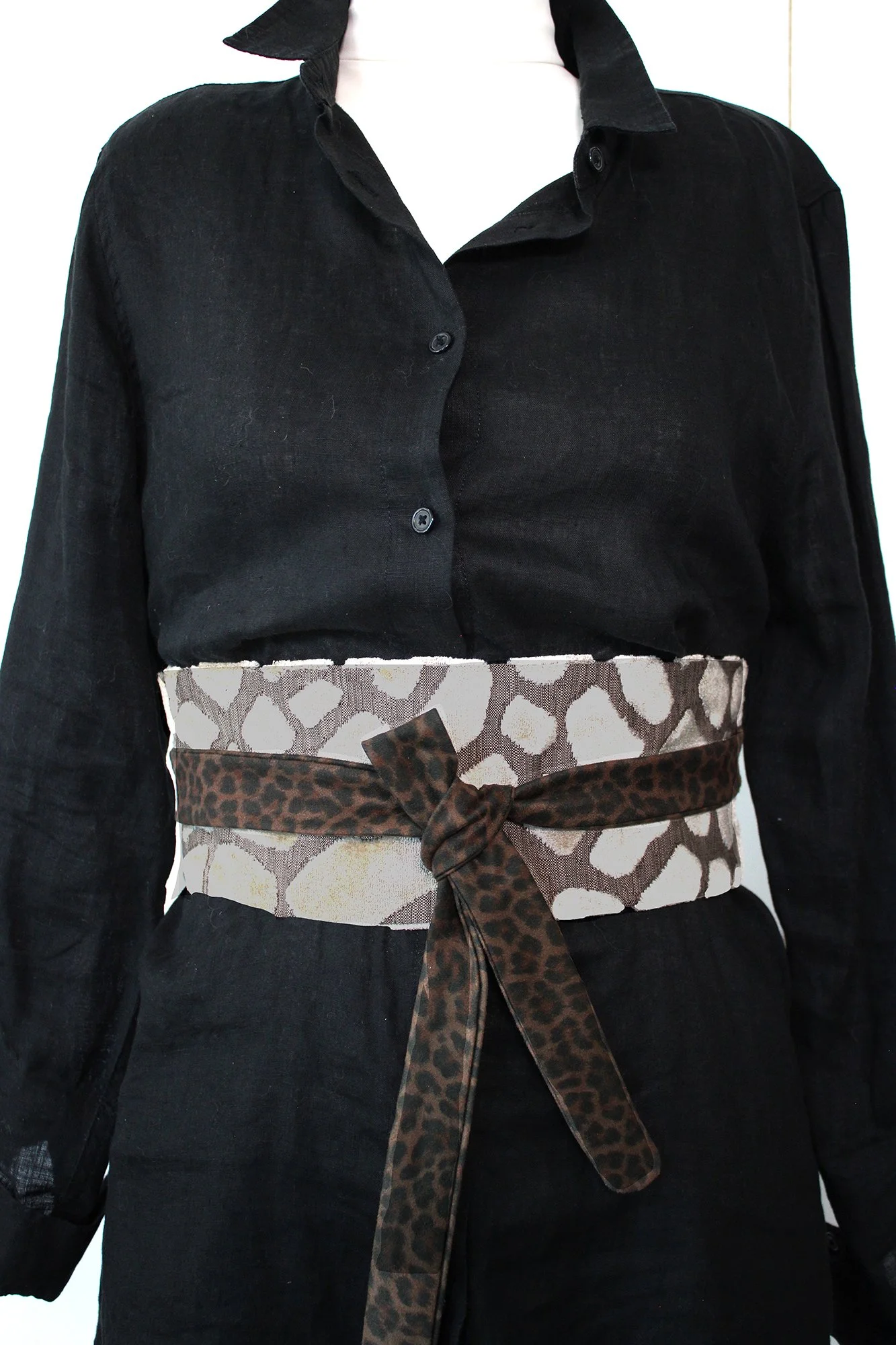 Obi Chenille Brocade Belt