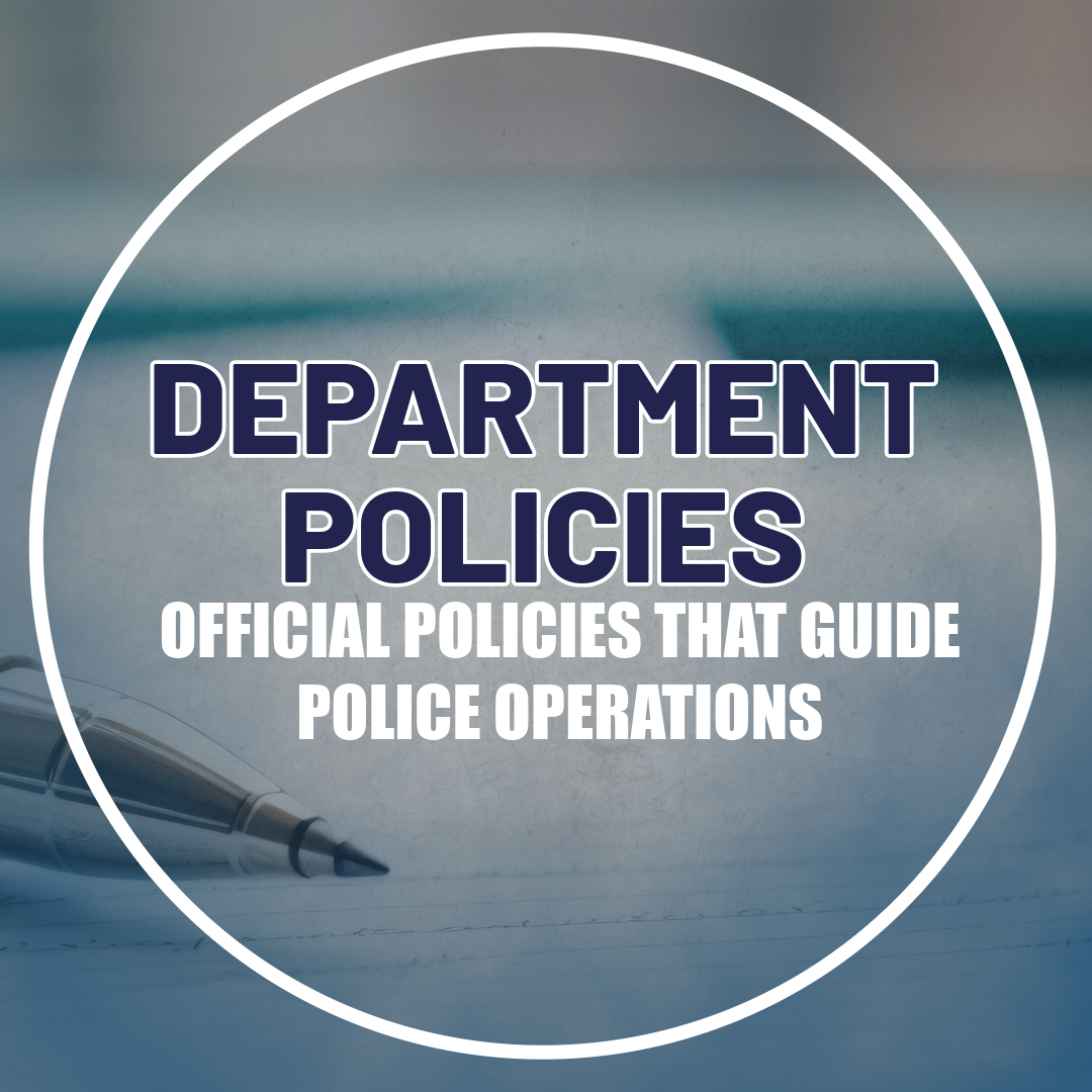 circle graphic for department policies