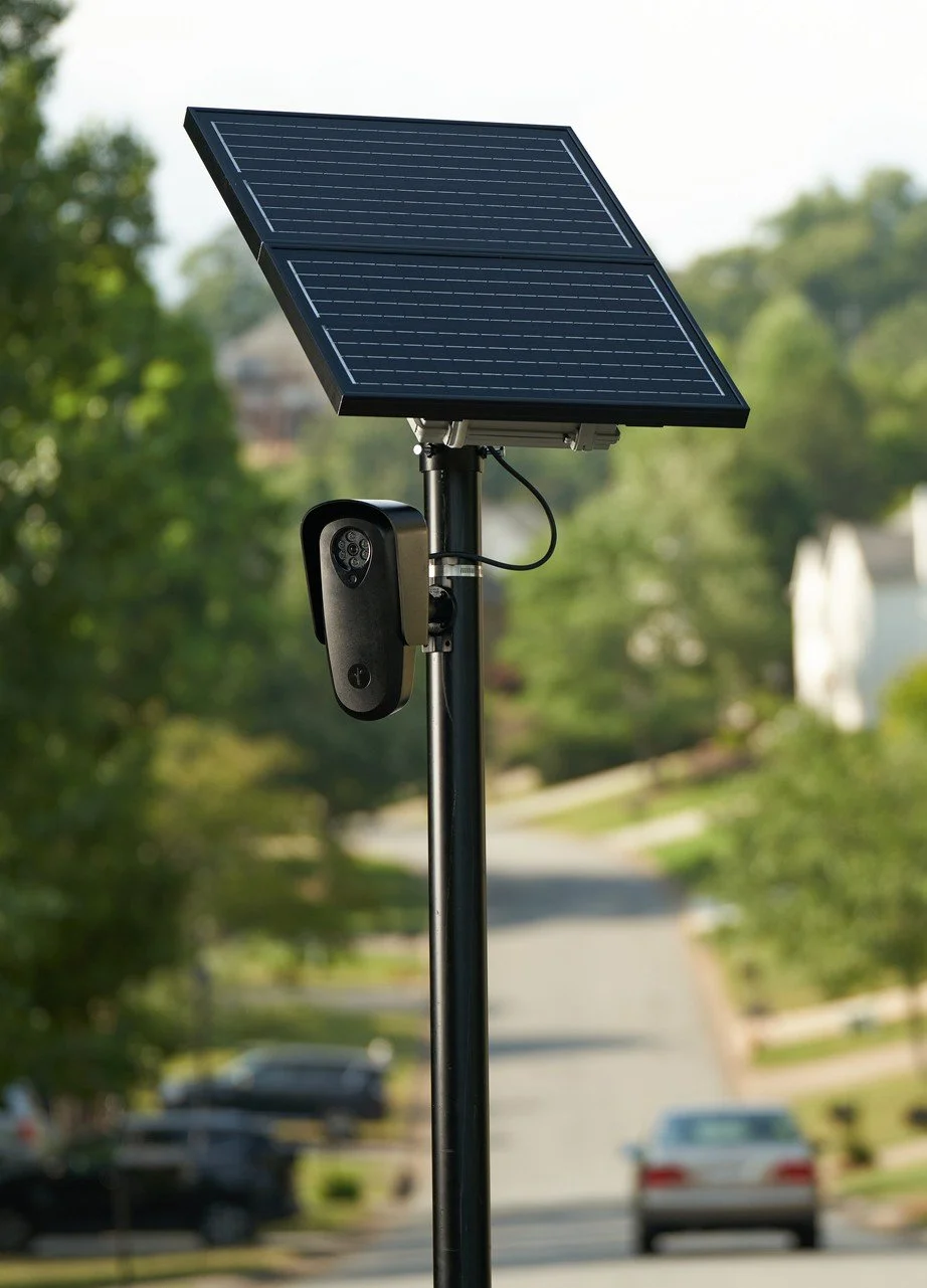 Flock Safety camera on pole