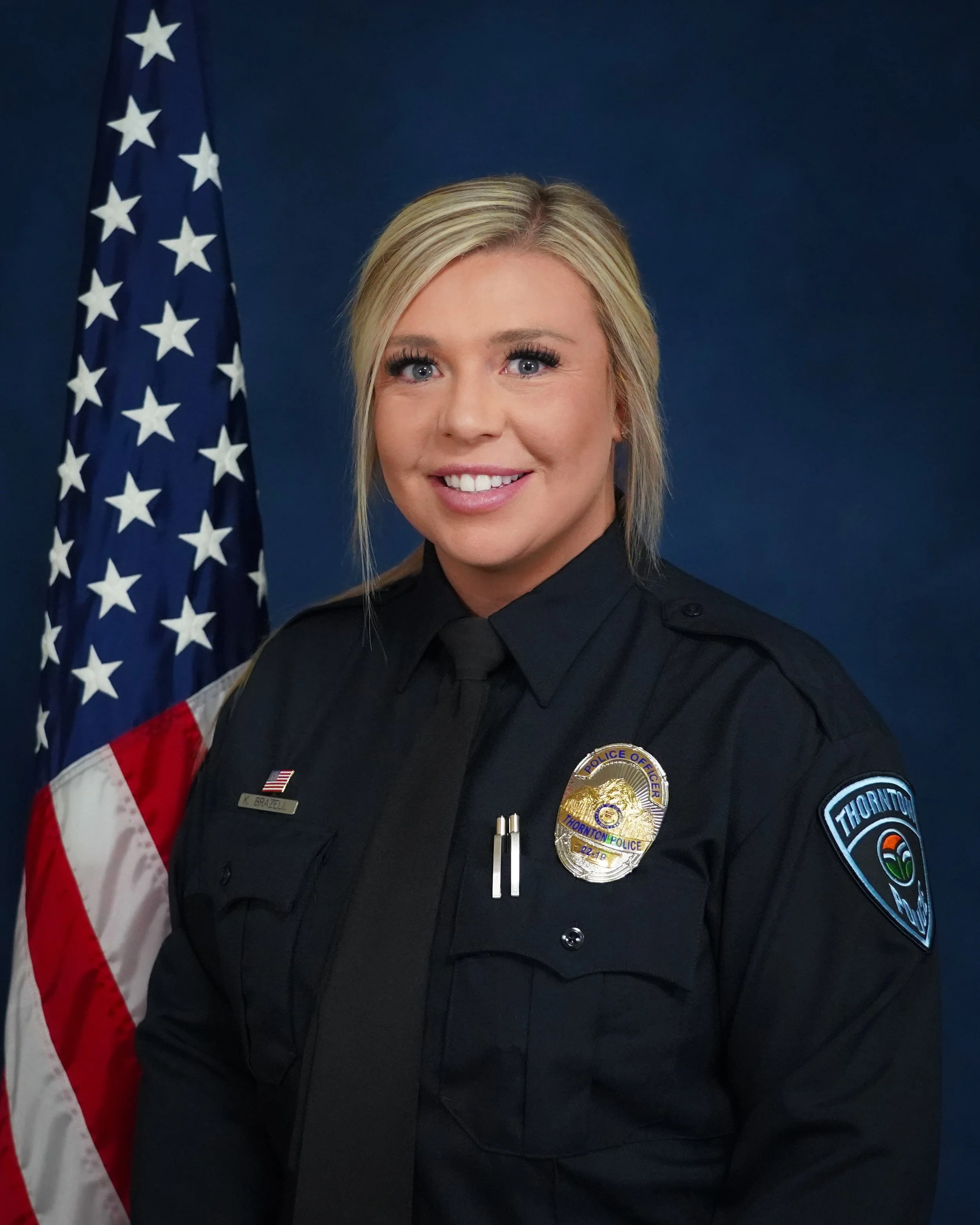 headshot of Ofc Brazell