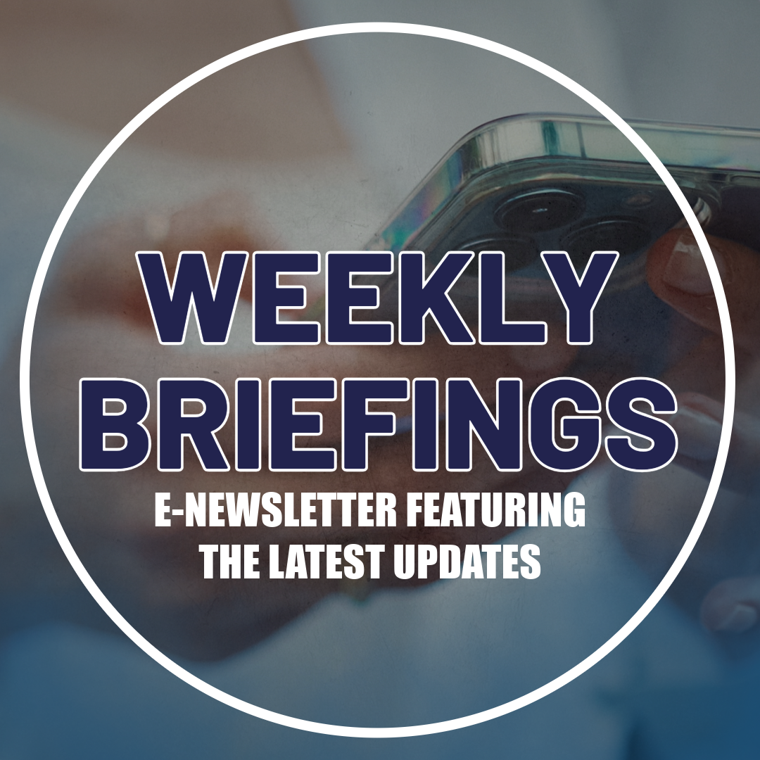 View weekly community briefings