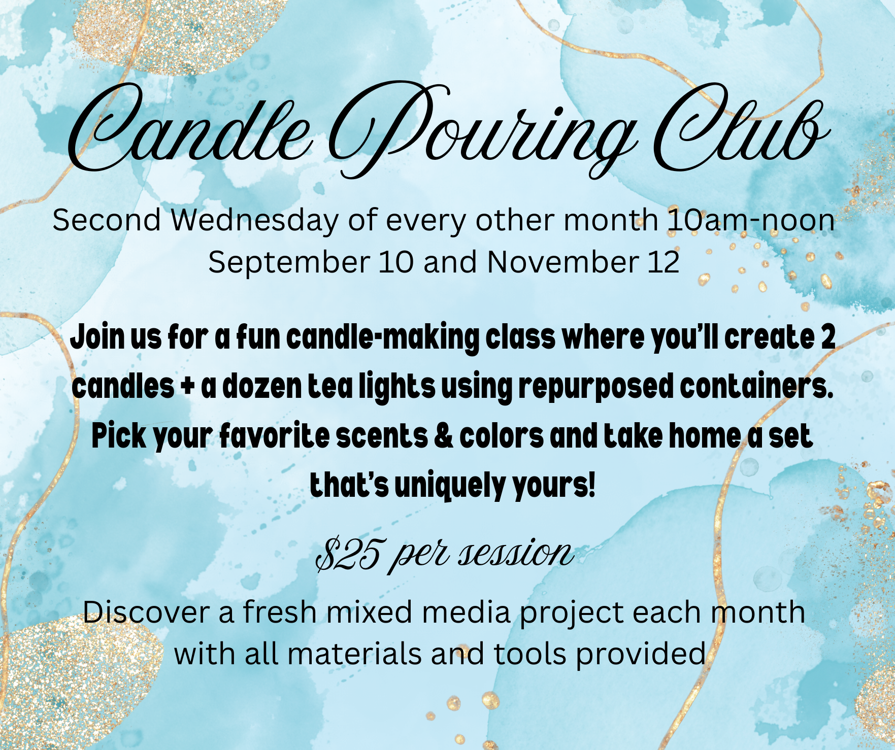 Candle Pouring Club