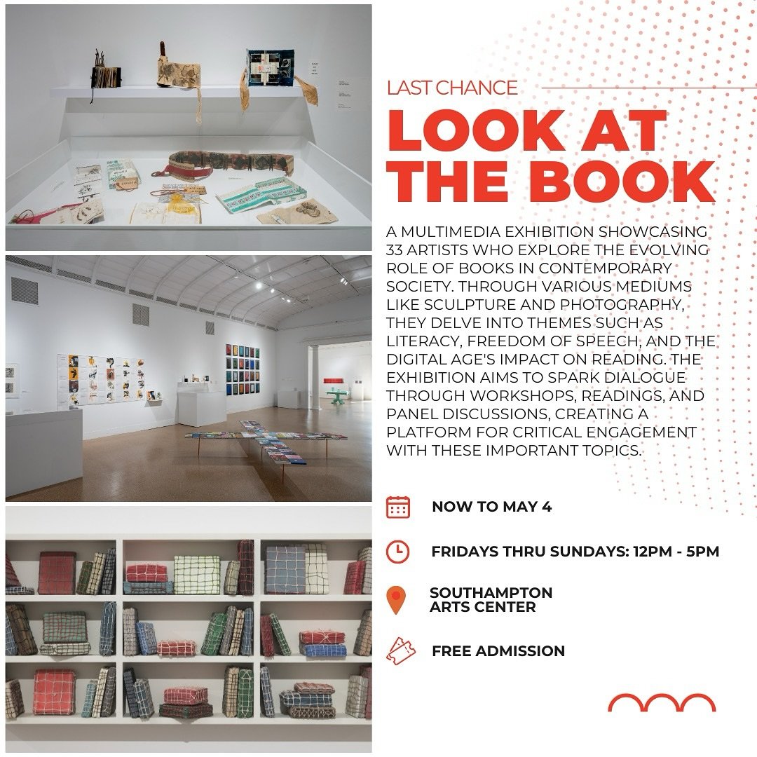 Don&rsquo;t miss out! This is your last chance to experience our captivating &ldquo;Look at the Book&rdquo; exhibition before it closes on May 4th! 

Dive into the world of 33 talented artists as they explore the ever-evolving role of books in our so