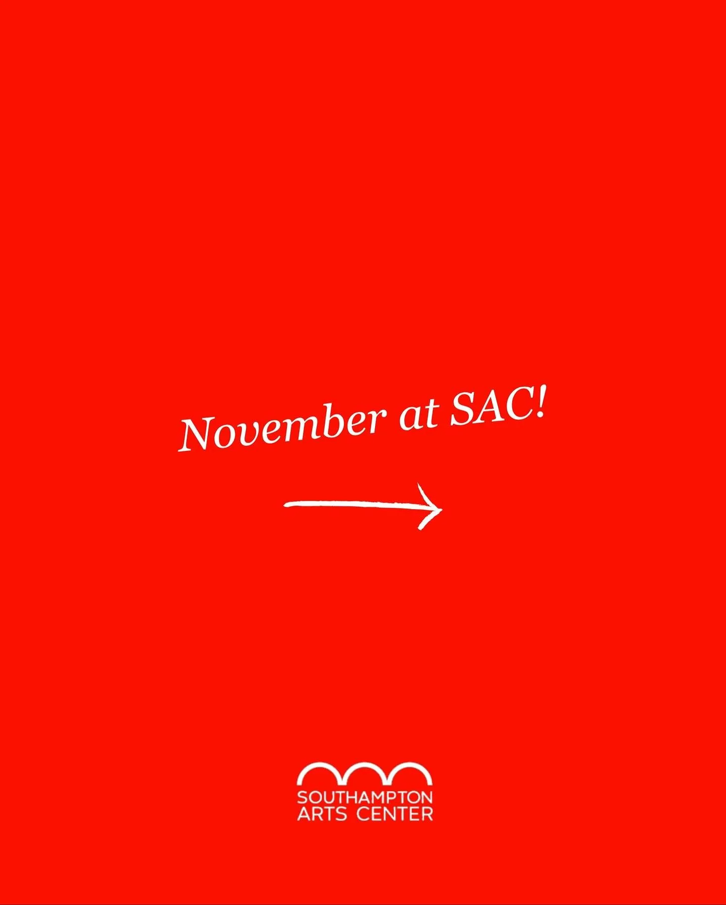 November at SAC is filled with creativity, storytelling, and community. 🎨✨ 

Join us for engaging art workshops with Linda Capello and Deborah Acquino, a special event honoring veterans through shared stories, and the timeless holiday classic Truman