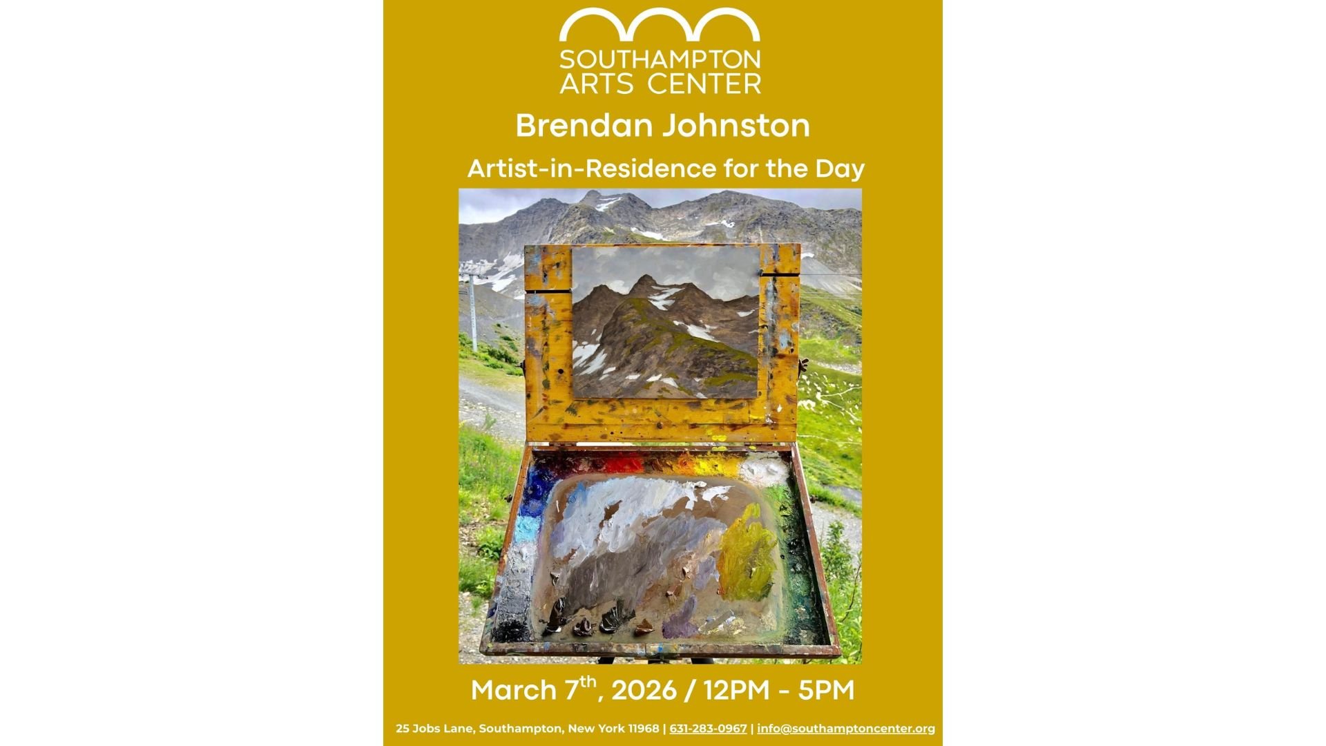 Brendan Johnston: Artist-in-Residence for the day