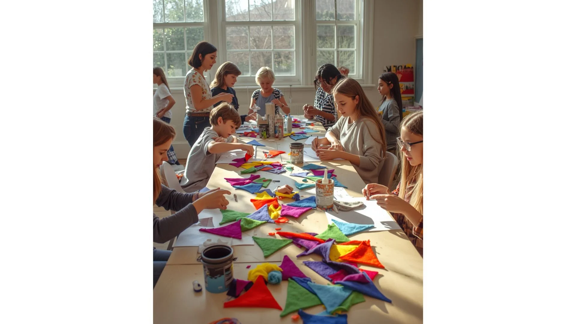 KIDS: Making Felt Pennants with Deborah Acquino