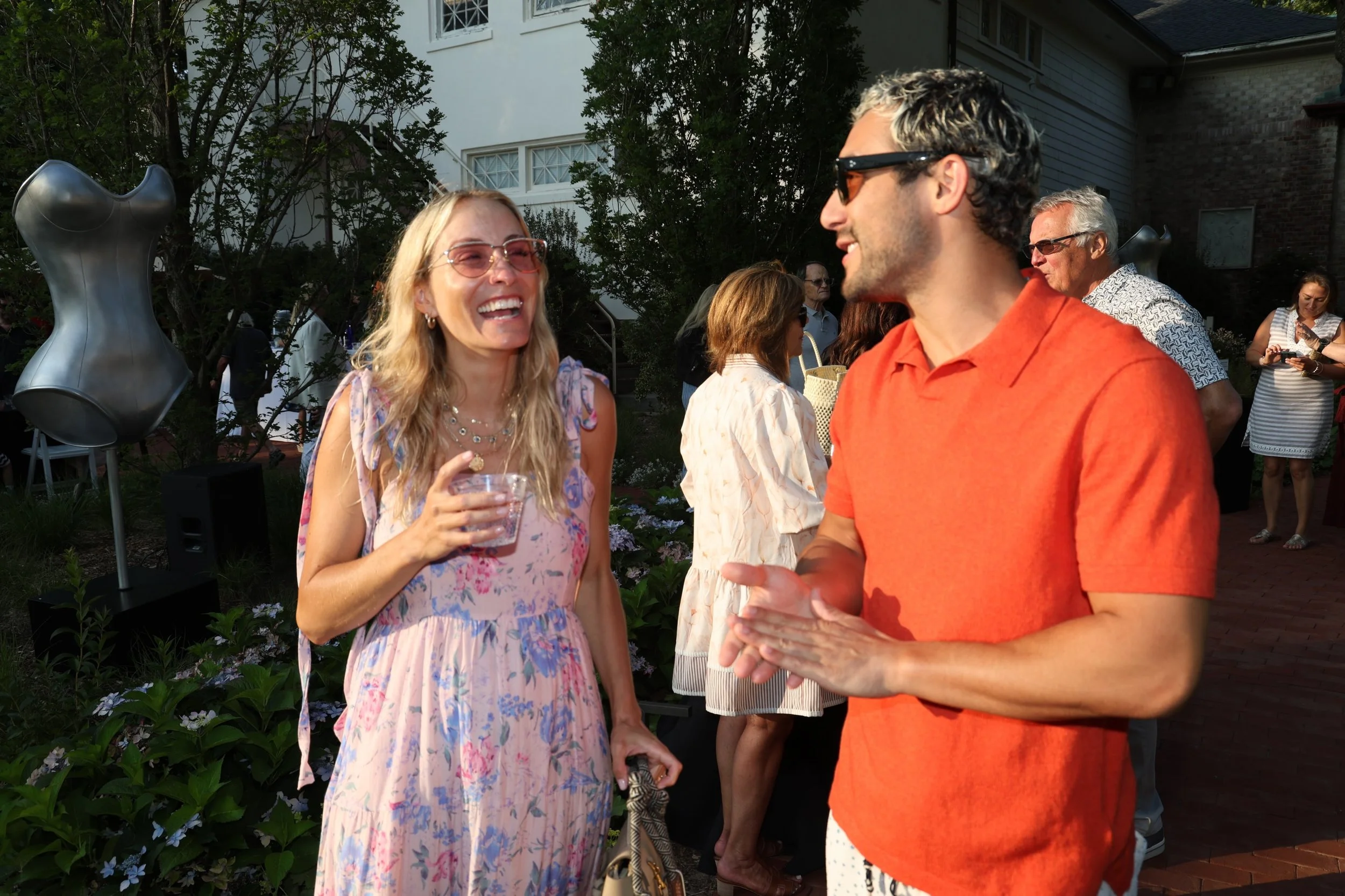 Thank you to everyone who joined us for the opening reception of Contained Movement! It was a wonderful evening celebrating art, conversation, and community in our gardens. The exhibition is on view through October 14.

The Paulson Family gardens are