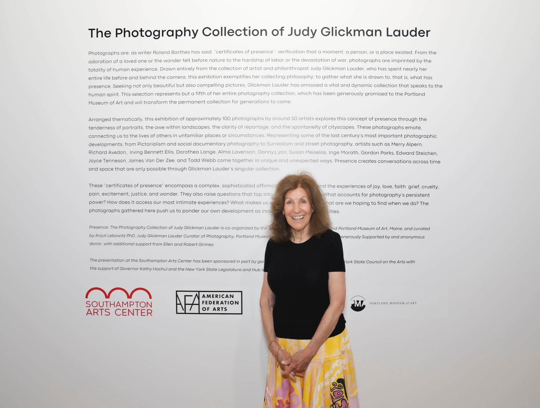 Come see Presence: The Photography Collection of Judy Glickman Lauder this weekend at SAC and explore nearly 100 photographs by more than 50 artists, from intimate portraits and landscapes to photojournalism and cityscapes. 📷

Then, join us Sunday, 