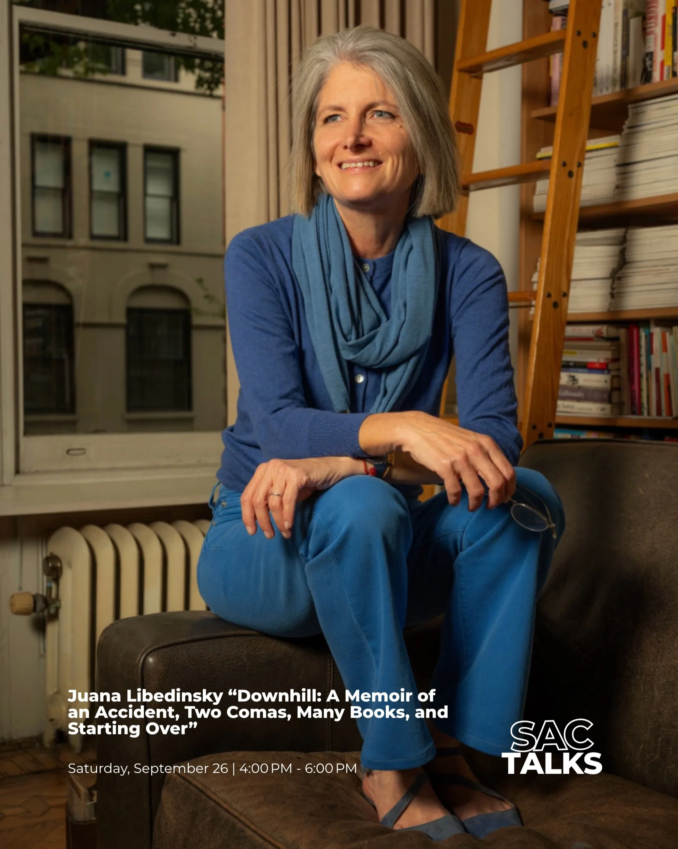 This Saturday, September 26 at 4 PM, join us at Southampton Arts Center for the book launch of Downhill: A Memoir of an Accident, Two Comas, Many Books, and Starting Over with journalist and author Juana Libedinsky. ✨

A deeply personal story of fami