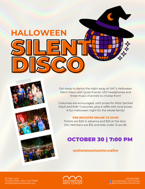 Halloween Silent Disco at Southampton Arts Center