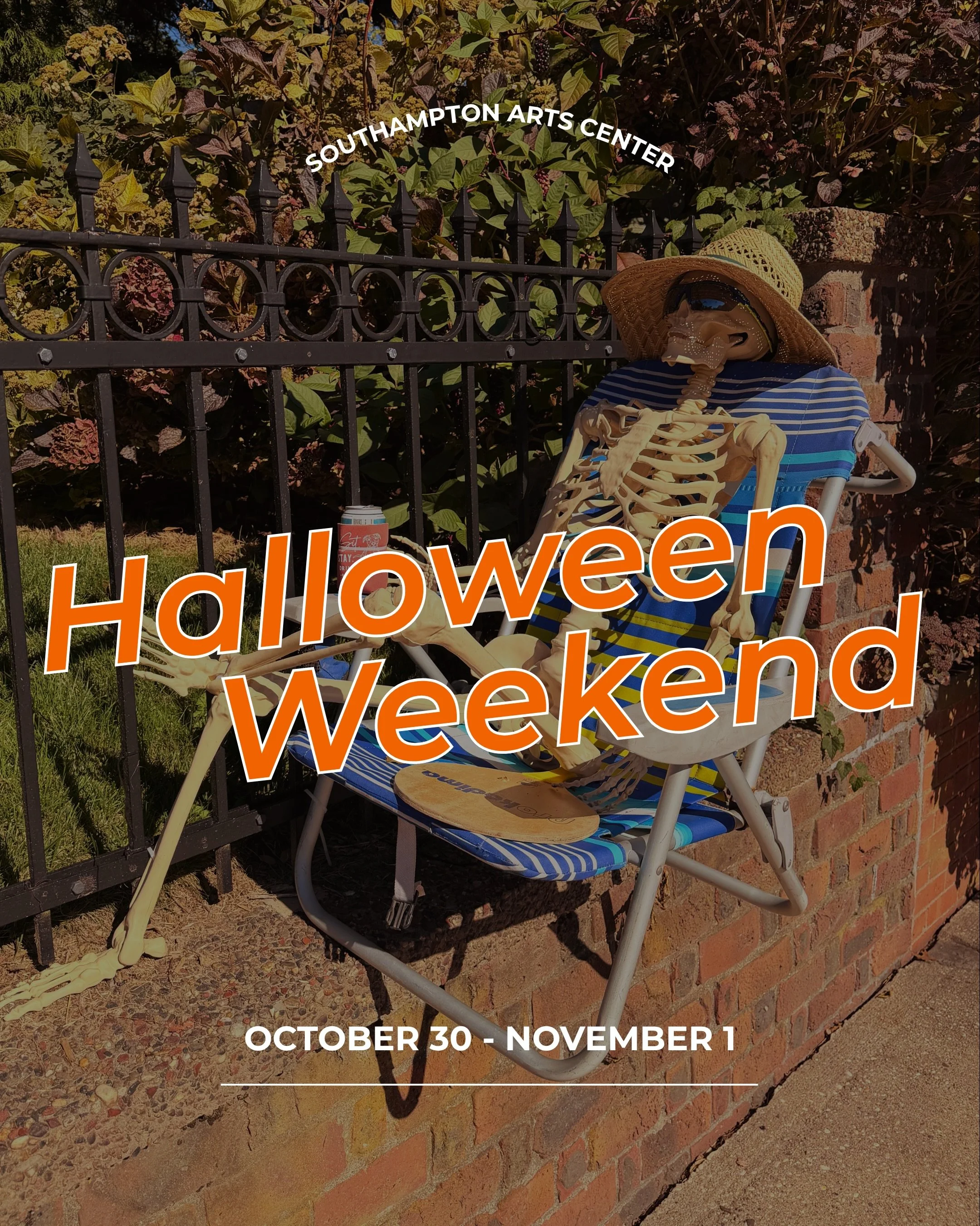 Halloween weekend is almost here! Spend the weekend at Southampton Arts Center with festive events and plenty of Halloween fun. 🎃

👻 Friday, October 30: Dance the night away at our Halloween Silent Disco!
🎨 Saturday, October 31: Explore EAST END C