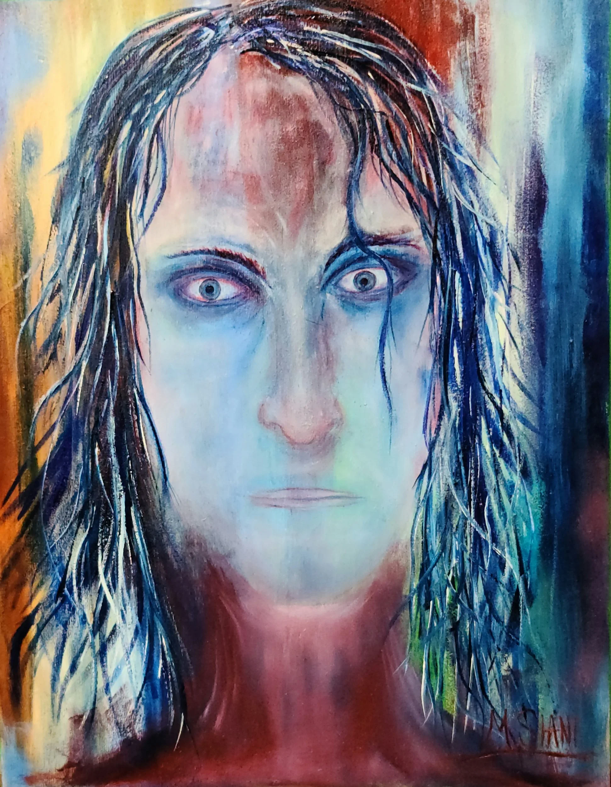 No. 037 — El Rostro Azul (Original)