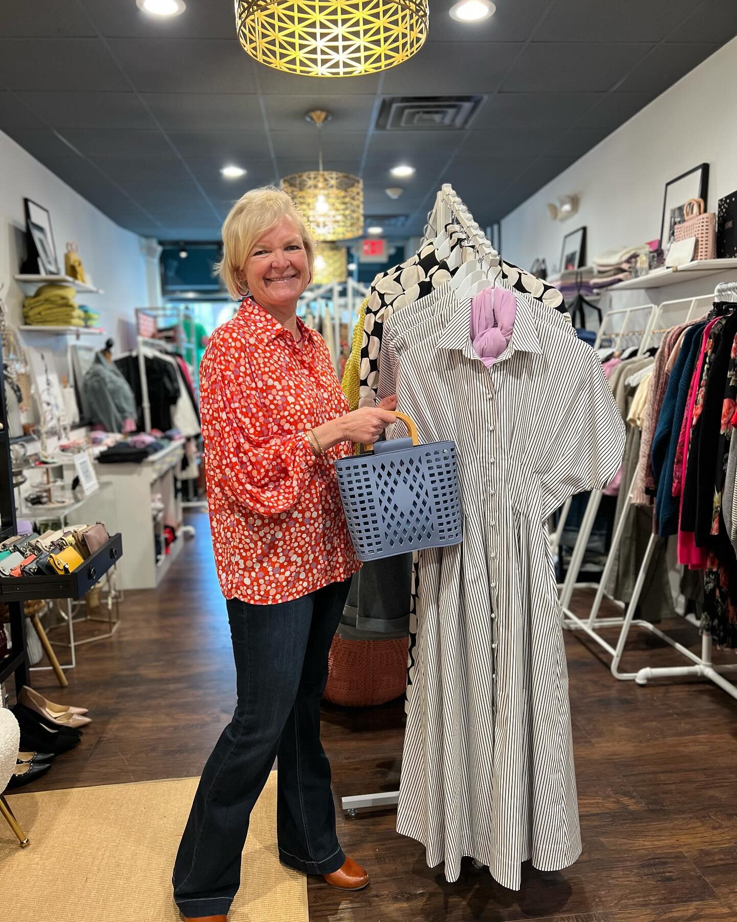 Decisions, Decisions! Come see Nina and let her style you in the new Spring Collection- shop today 12-5. #springstyle #newinventory #cuteclothes #newfit #shopsmall #shoplocal #original #unique #fun #poppystylenj