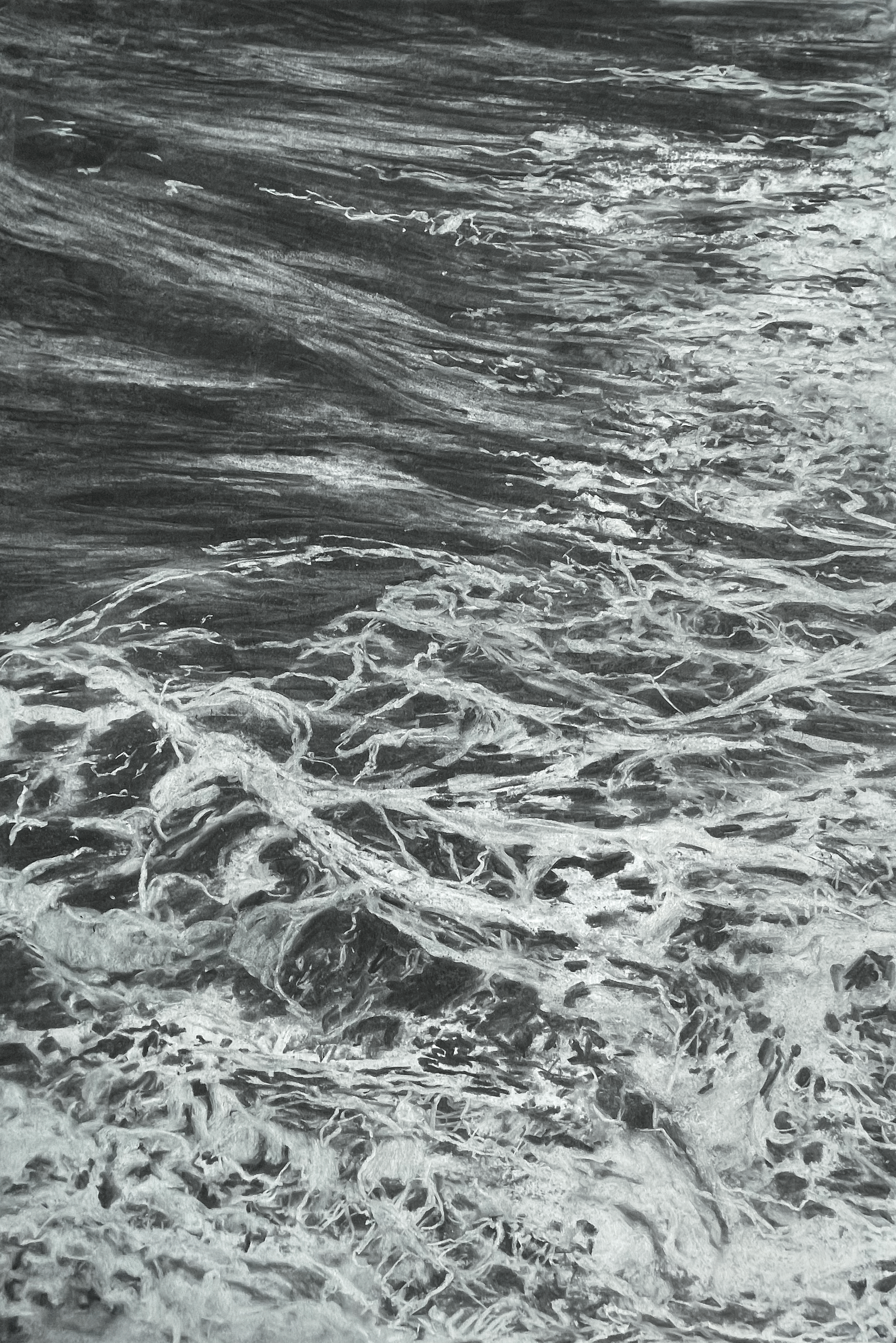 Whitstable in Charcoal 14, A1 drawing