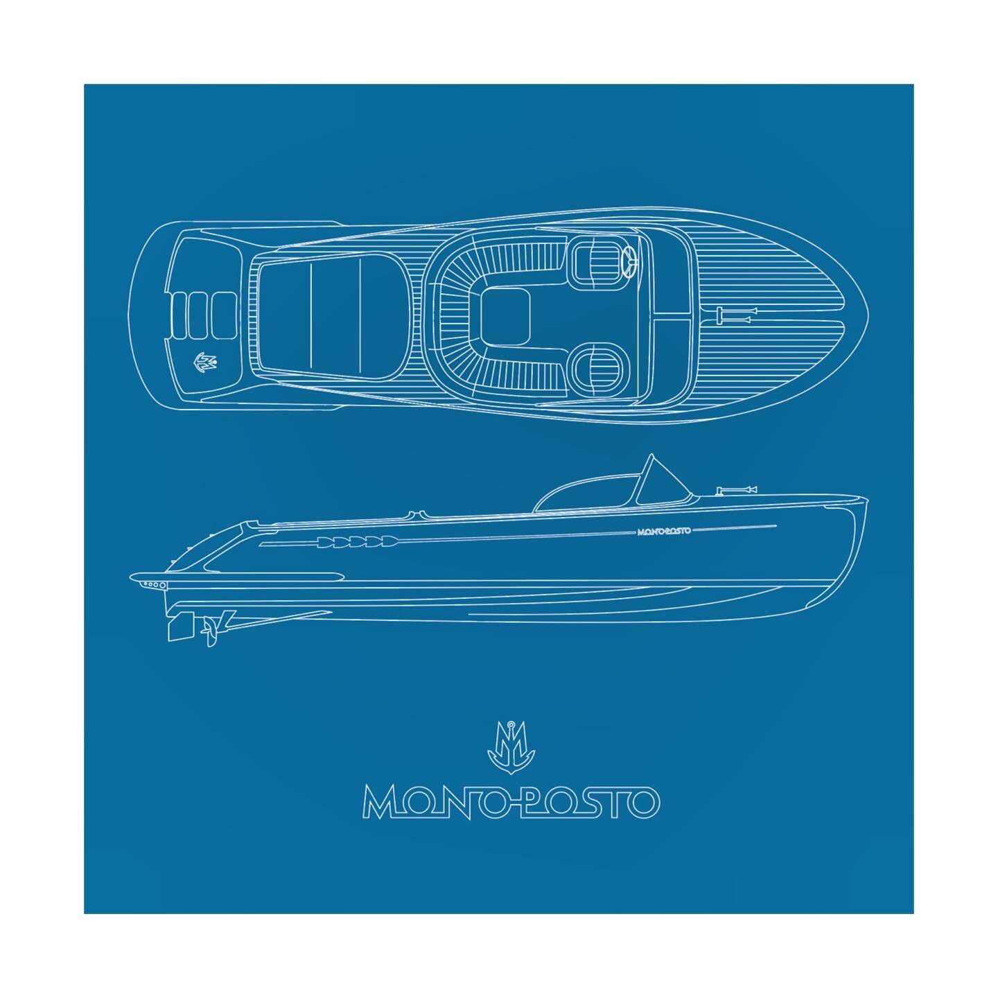 The beauty is in the details. The Monoposto Speed30&hellip; It&rsquo;s The Spirit of Monoposto. 🥂⚓️
*
*
Monoposto Yachts are distinct hand-crafted yachts that combine iconic design with modern technology.
*
*
#blueprint #drawing #details  #heritage 