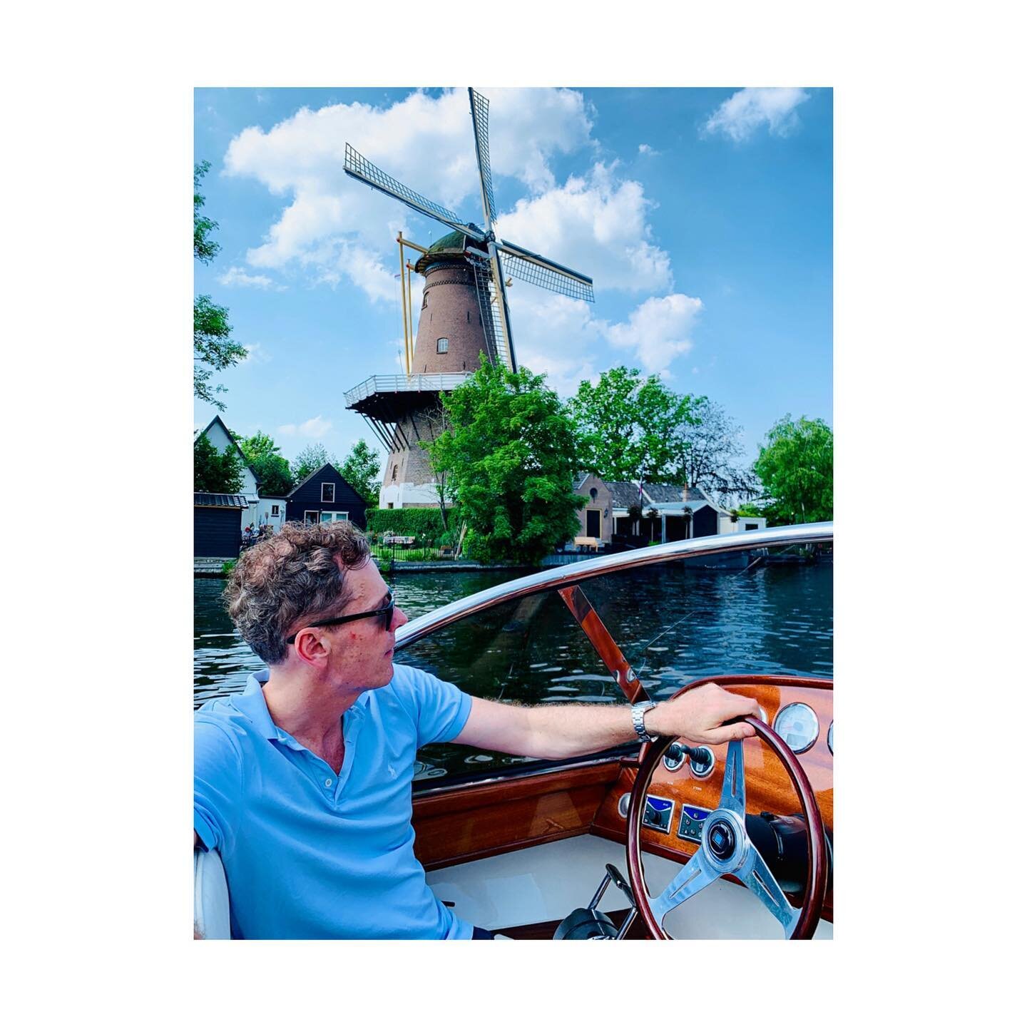 Let&rsquo;s not forget, every Monoposto Yacht is hand made completely in The Netherlands&hellip; So happy to navigate the Dutch waters and enjoy the sights- like windmills. All part of The Spirit of Monoposto... We are The New Tradition in Sporting Y