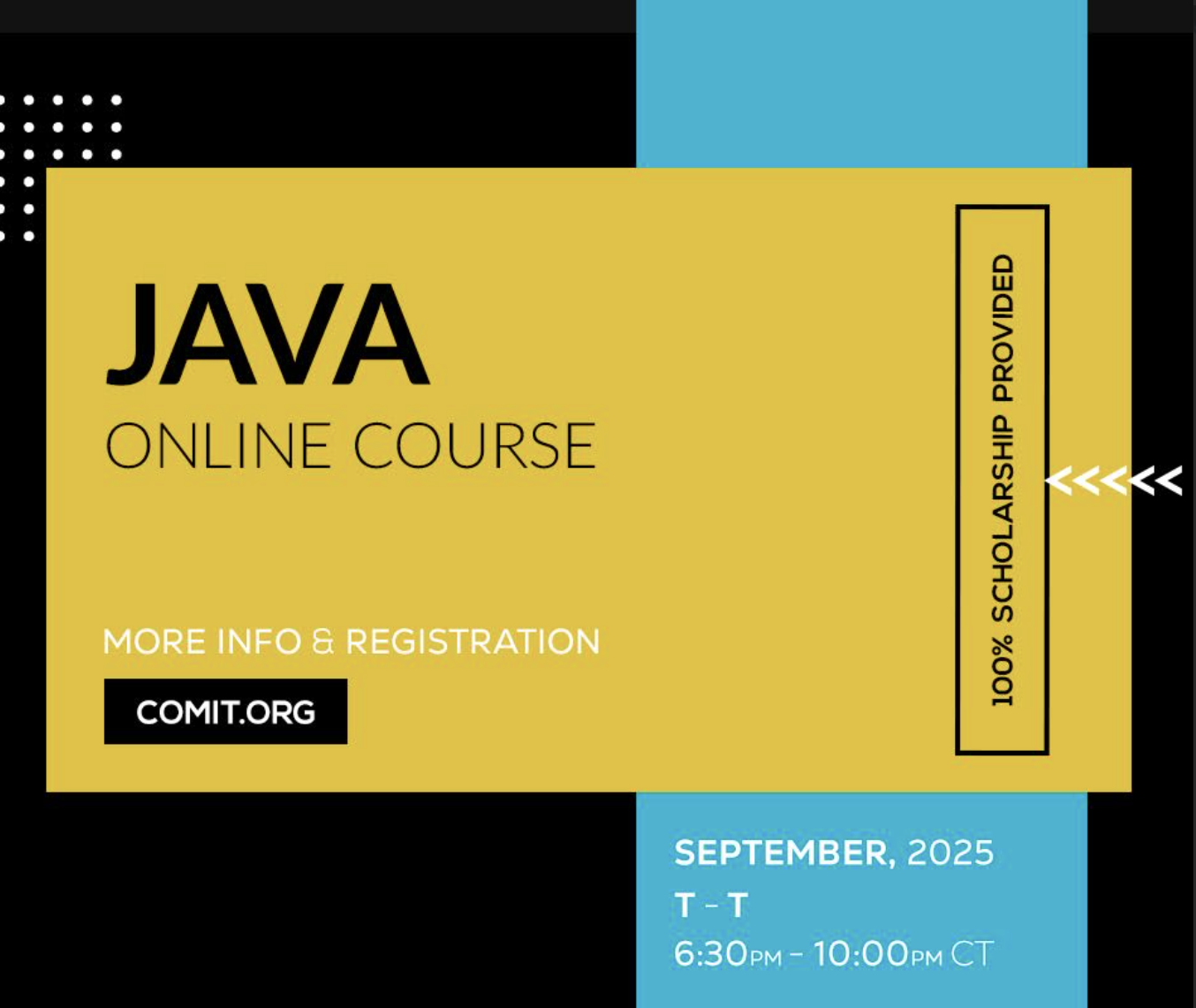 Free JAVA course by ComIT