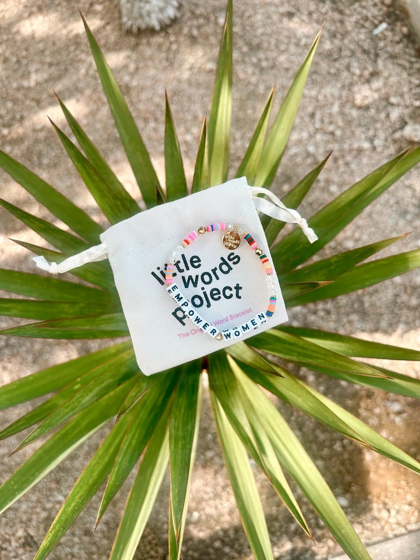 Our collaboration with @littlewordsproject is here and we were so excited to work with the team to create this truly one-of-a-kind wardrobe staple to remind yourself and others to EMPOWER WOMEN via their Create for a Cause campaign✨ We gets 25% of ne