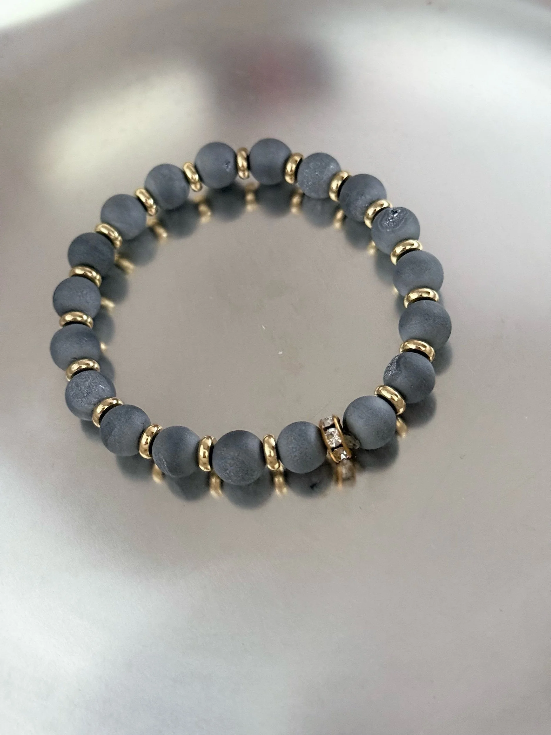 Electrum Stretch Bracelet