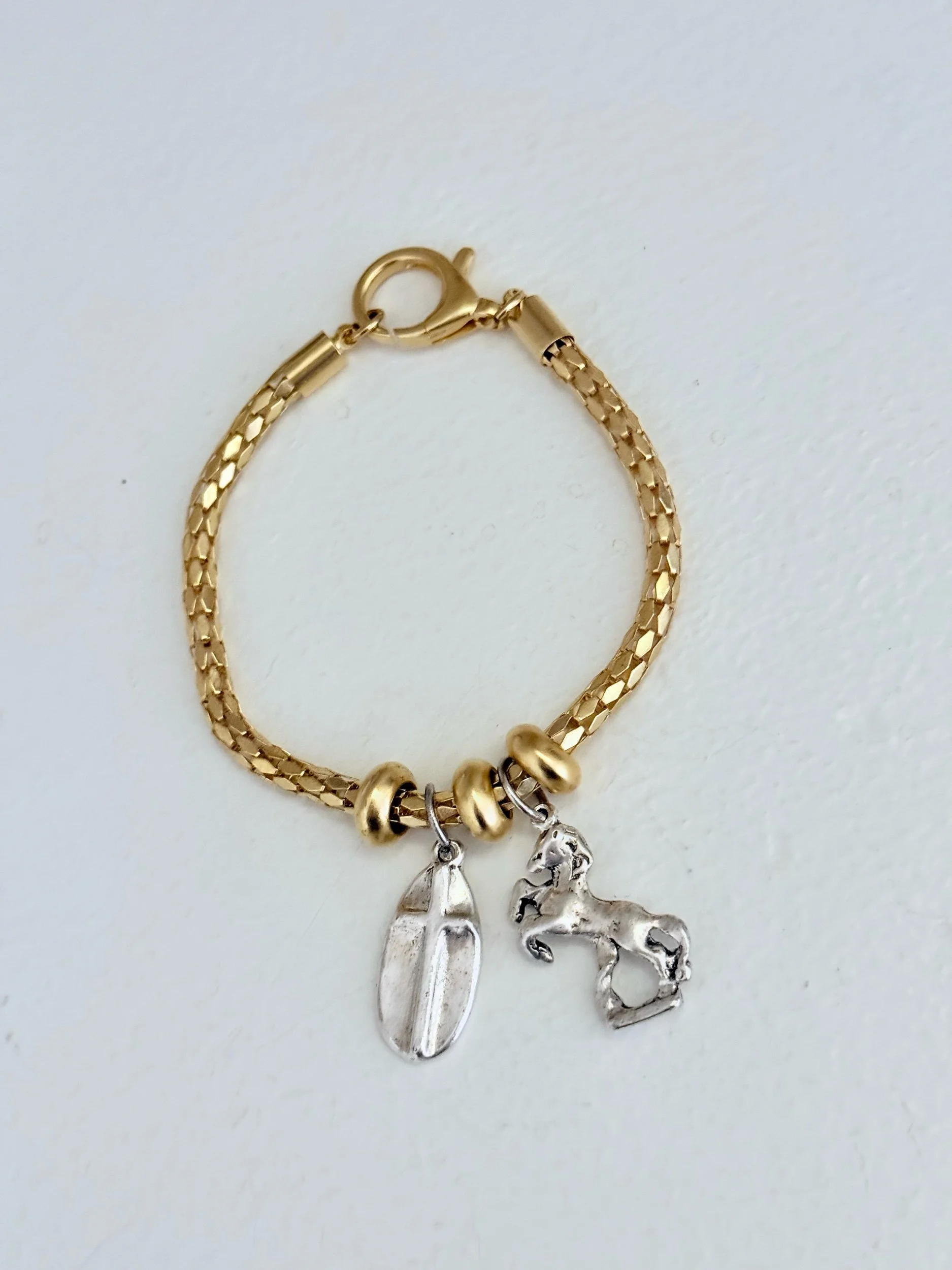 You Make Me Strong & Glorious Mesh Bracelet