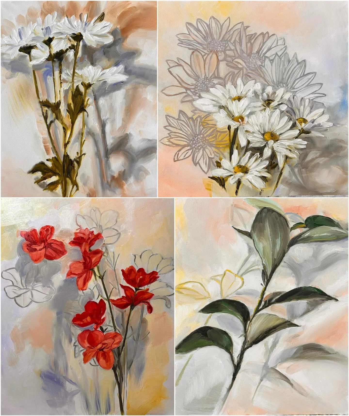 These were a joy to paint. 
#new  #art  #2026  #newwork #oilpaintings 

@strada.easel