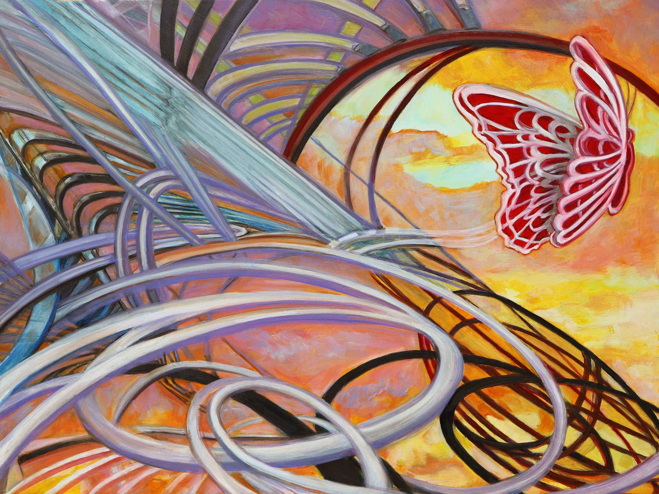 Flight Pattern, 18X24" 2021