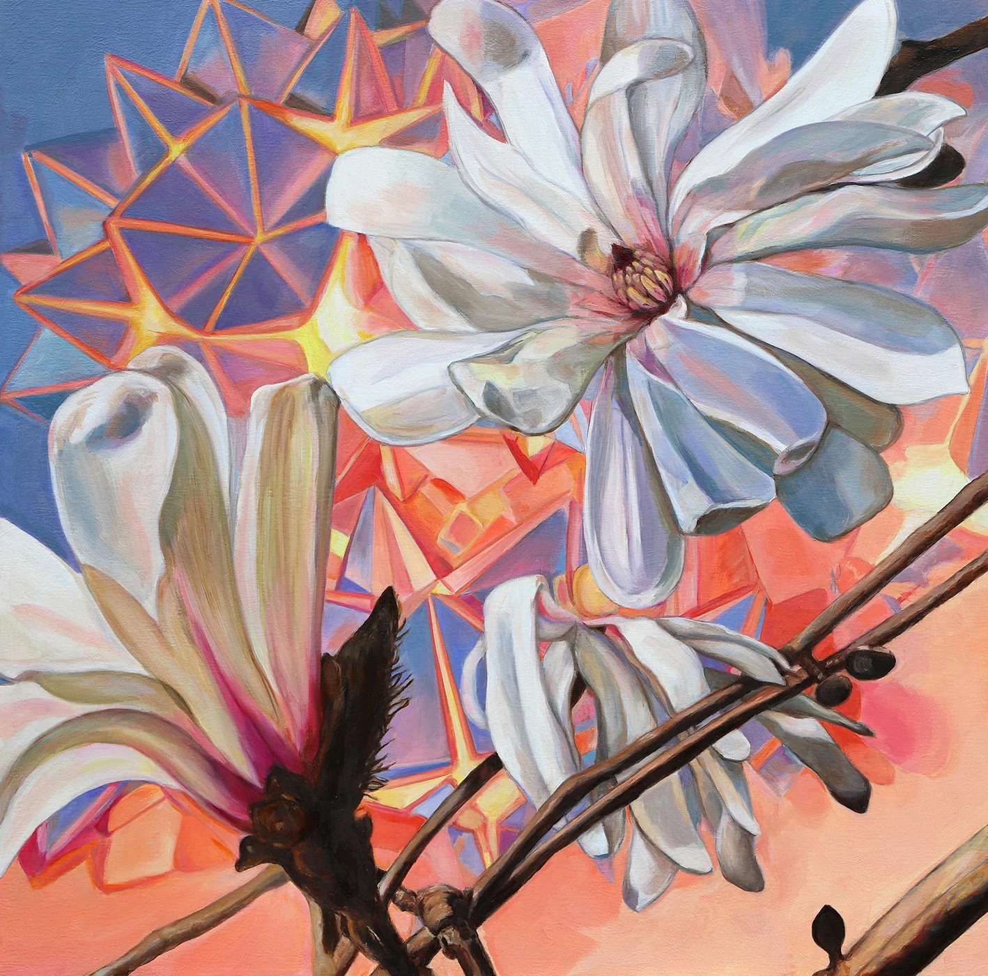 The Awakening, 36x36" 2022