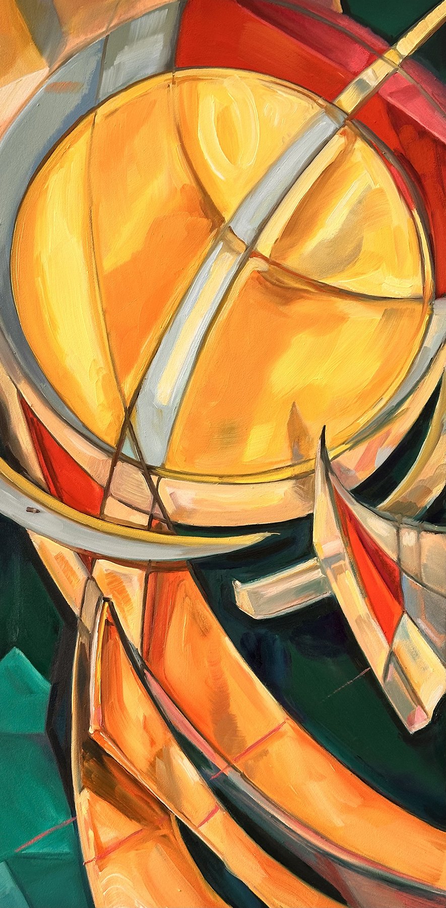 Yellow Moon. 12x24" 2026