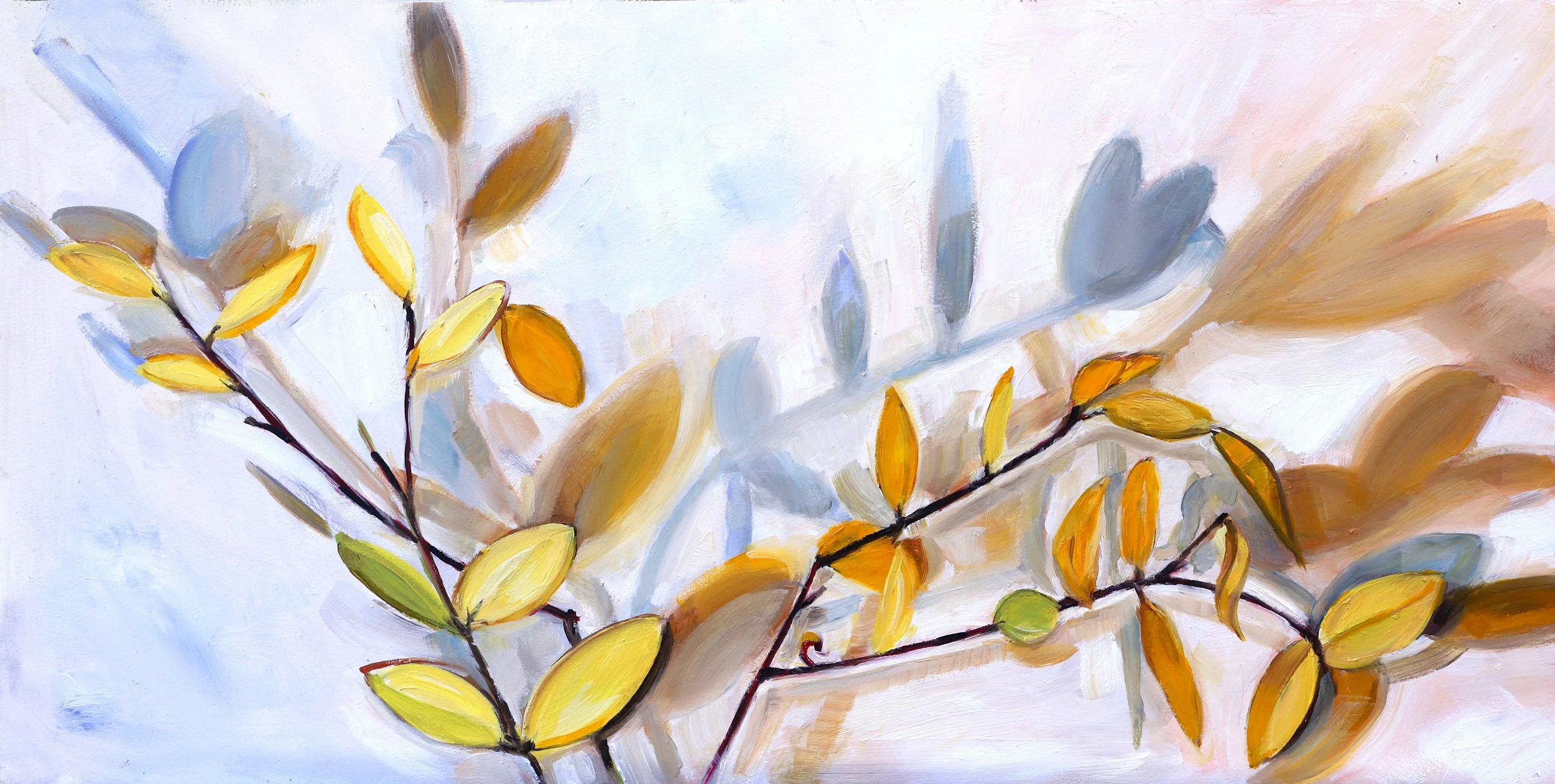 Light Leaves 12x36" 2025