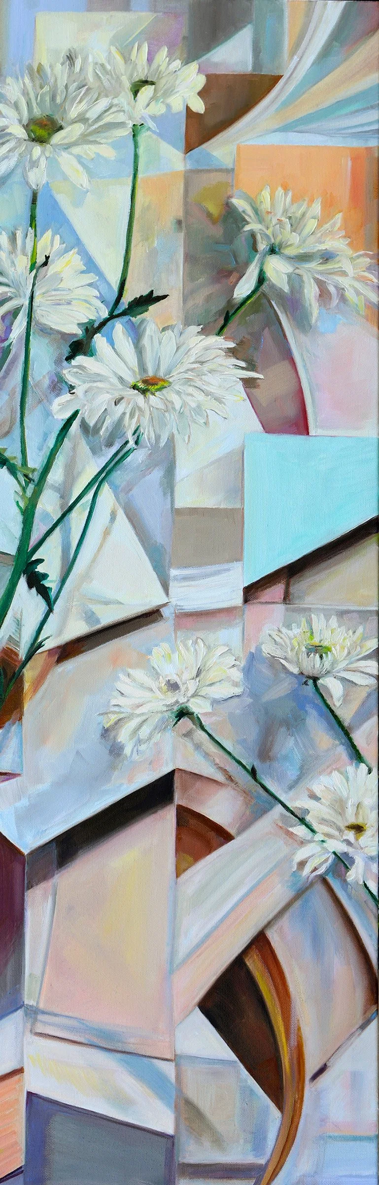 Geo Floral 1, 12x36" 2025