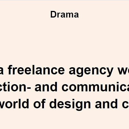 🖤Although Drama has undergone a major evolution in all those years, shifting from PR to project management in design and culture, after 8 years Drama is still my home and base for all projects that make the blood flow faster in my vains.