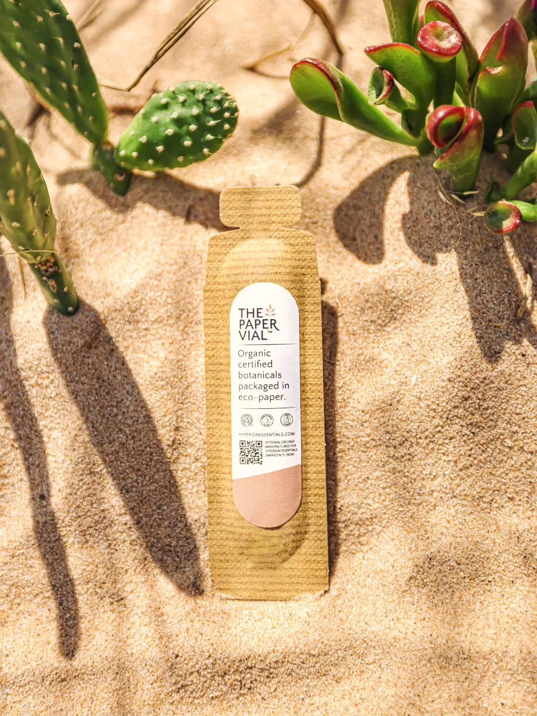 Our Paper Vial's cutting-edge packaging technology transforms single-use products into a sustainable, luxurious experience. Crafted from FSC-certified paper, each container reduces plastic waste by over 90% compared to traditional plastic bottles - b