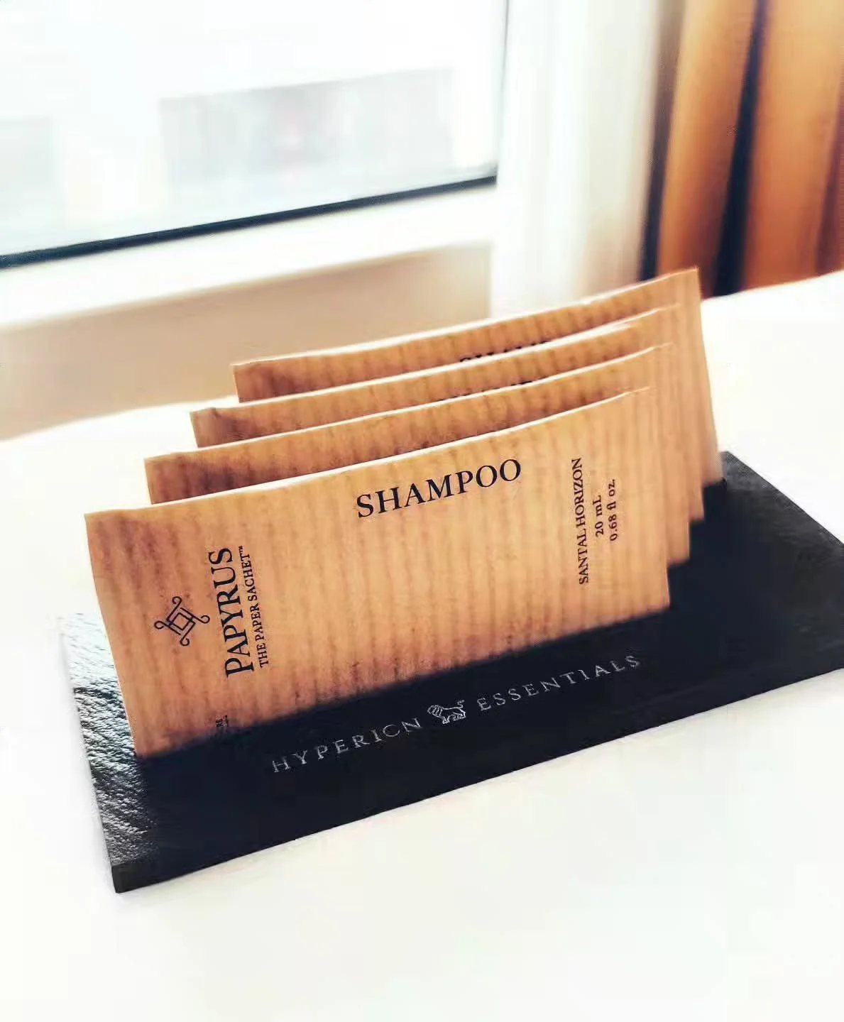 We are ready to get your hotel or boutique on our list for Q1 or Q2 2026 delivery for our Paper Sachets! Reach out to us to schedule a call or request a sample kit today!