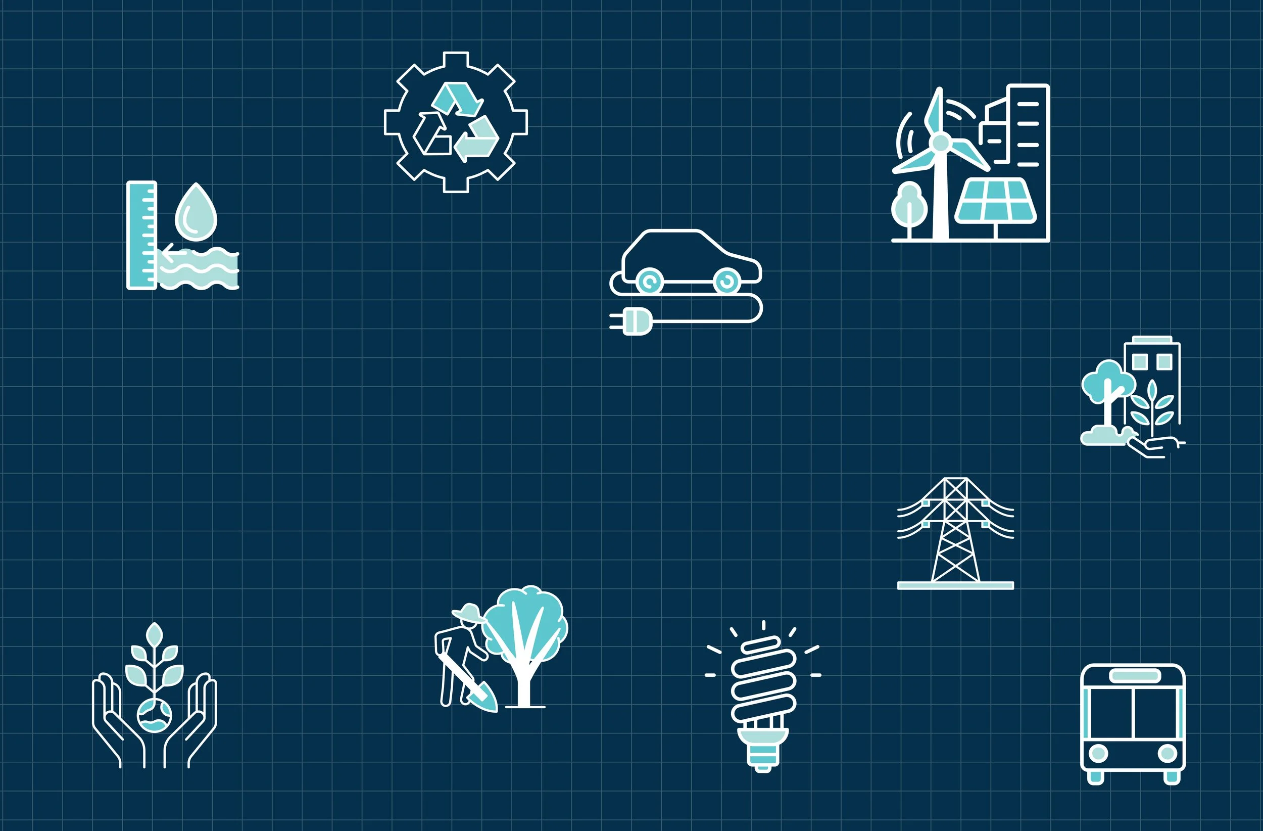 Sustainability School animated graphic
