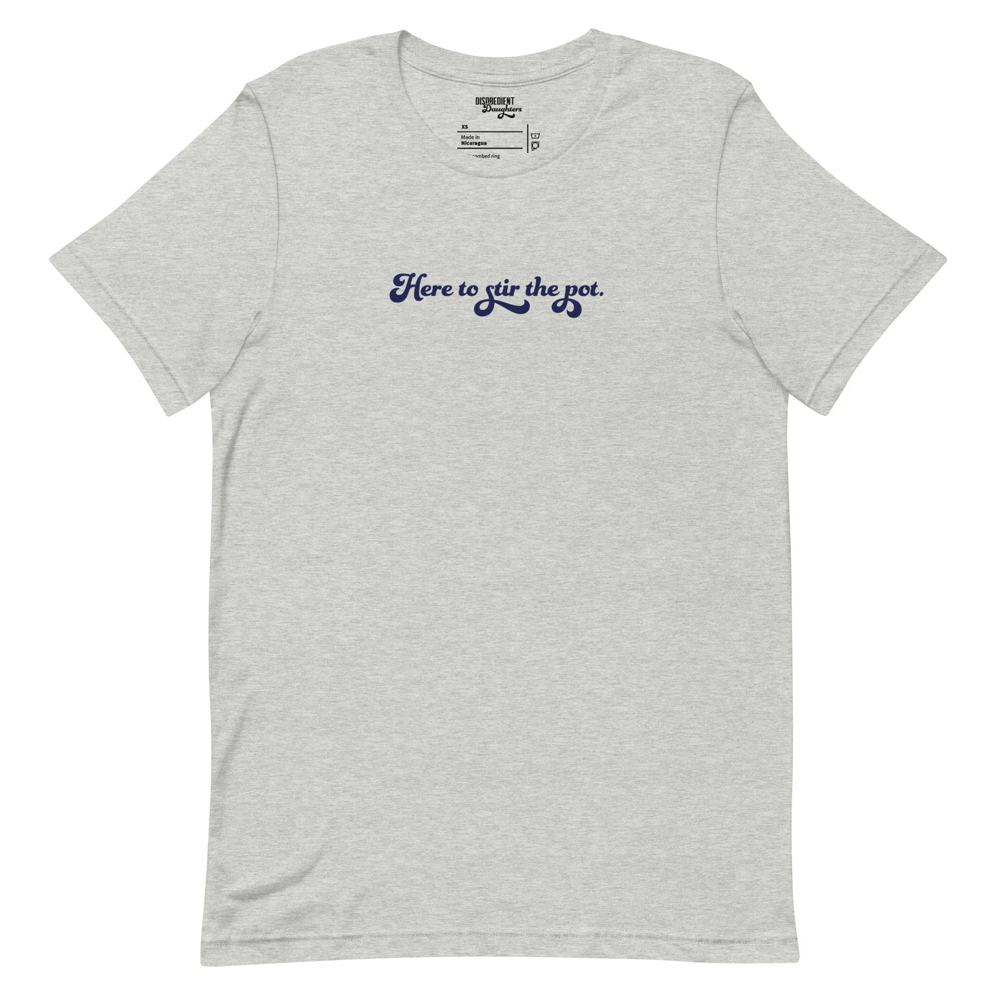I Protect the Family T-shirt by Disobedient Daughters in Athletic Gray — Self-care shirts that make a statement