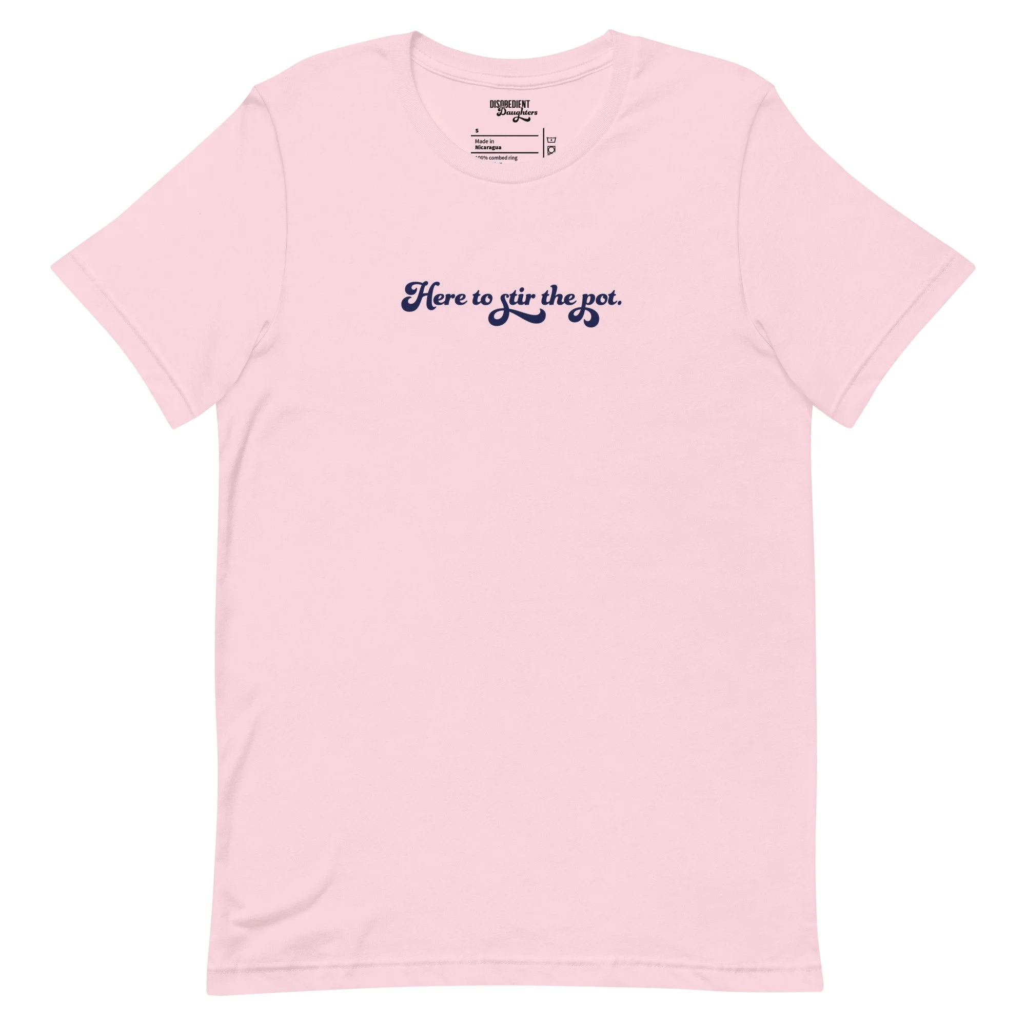 I Protect the Family T-shirt by Disobedient Daughters in Light Pink — Self-care shirts that make a statement