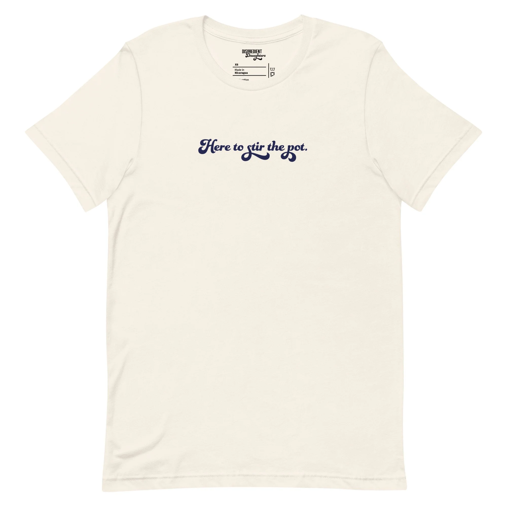 I Protect the Family T-shirt by Disobedient Daughters in Vintage White — Self-care shirts that make a statement