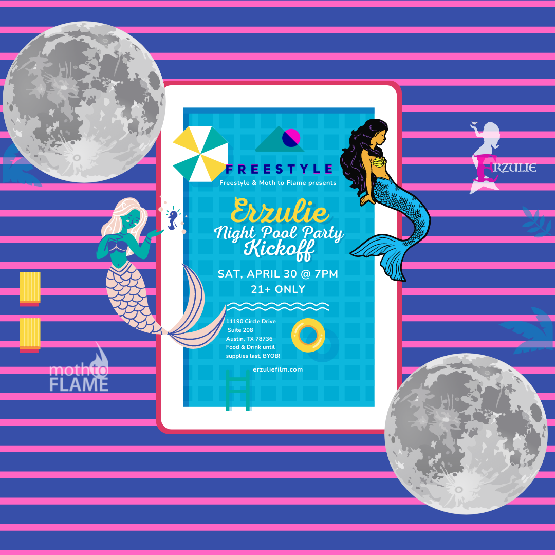 MOVIE &amp; MERMAIDS NIGHT SWIM - April 30th, Austin, Texas at Freestyle