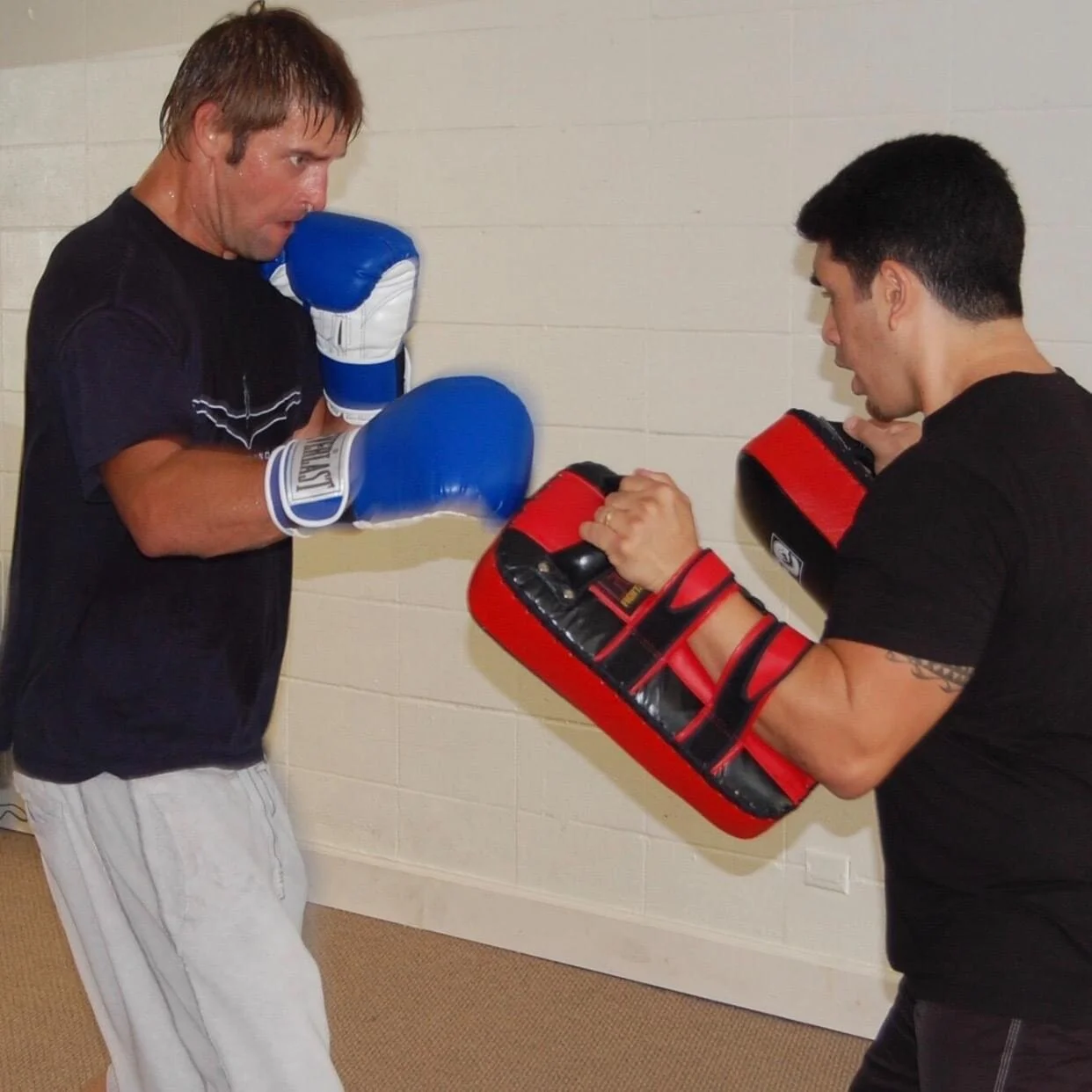 That’s me training Josh Holloway (Sawyer) from the ABC hit TV series “Lost” filmed on location in Hawai’i.
