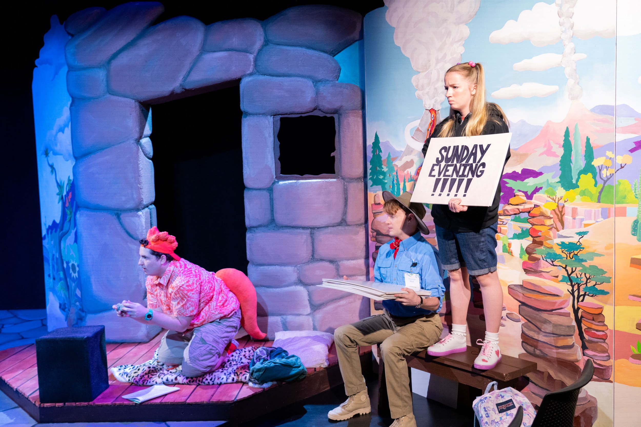  CHARLIE THE NO-GOOD, REALLY-ROTTEN CHEAT-A-SAURUS REX by Tommy Jamerson     CREATIVE TEAM     Director: Carsyn Wayland     Scenic Designer &amp; Artist: Bob Holton     Costume Designer: Grace Muñoz     Lighting Designer: Tim Dick     Sound Designer: