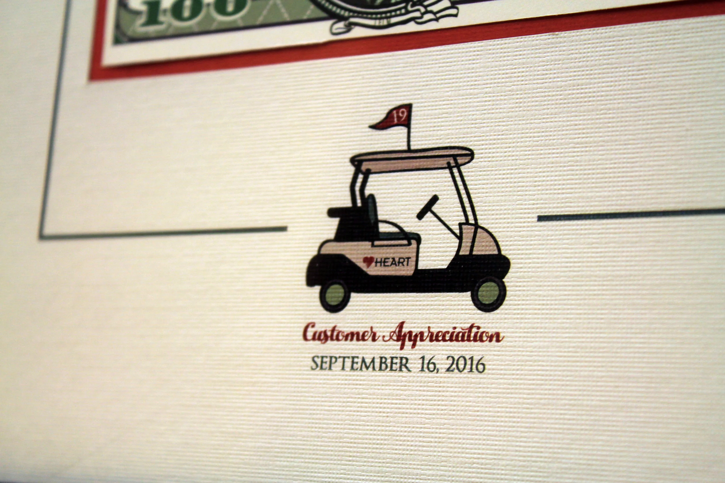 customer appreciation event: golf outing 2016