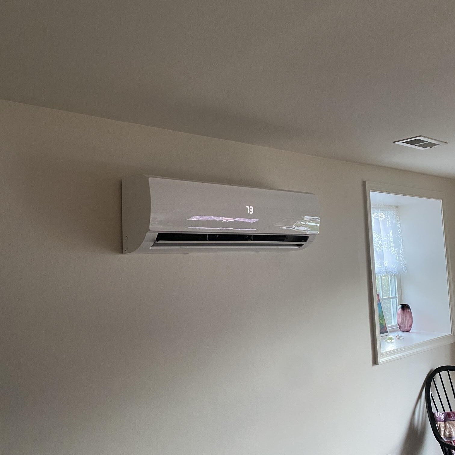 At HVAC Specialists of Virginia, we're dedicated to restoring your home comfort.  We installed a new Carrier Ductless Heat Pump System in Fredericksburg, ensuring a cozy winter for our customer. This system proved to be the perfect solution, surpassi
